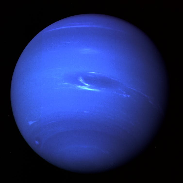 DISTINGUISHING MARK. Neptune with Great Dark Spot. NASA
