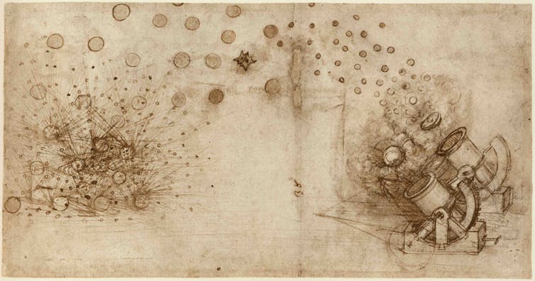How Leonardo da Vinci made a living from killing machines