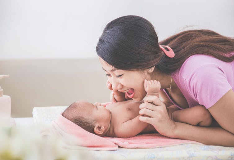 Curious Kids: how do babies learn to talk?