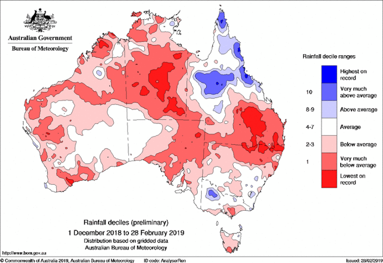 2018-19 was Australia's hottest summer on record, with a warm autumn likely too