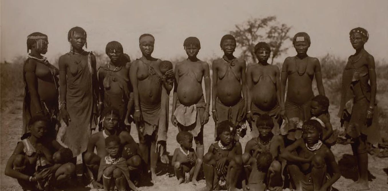 african family naked Debunking the colonial myth of the “naked Bushman”