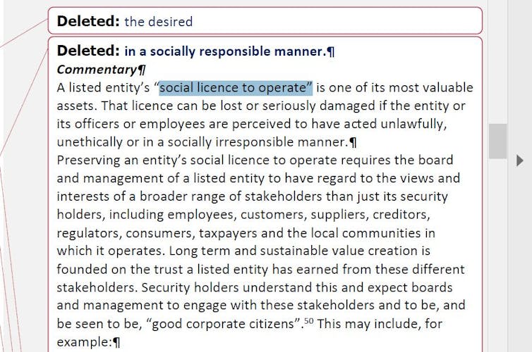 The ASX abandons push to require companies to have a social licence to operate. Was it only ever 'politically correct nonsense'?