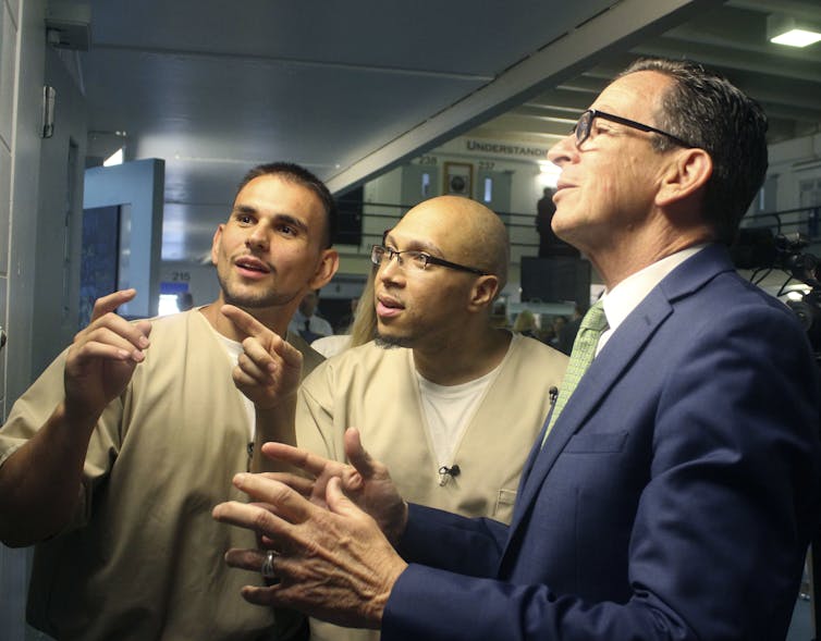 A prison program in Connecticut seeks to find out what happens when prisoners are treated as victims