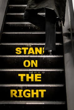 Escalator etiquette: Should I stand or walk for an efficient ride?