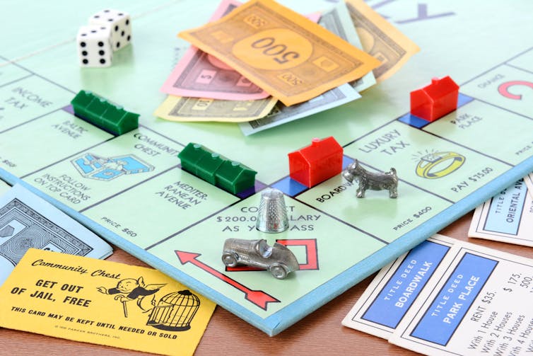 Monopoly was designed by a progressive writer to teach players the dangers of wealth concentration.