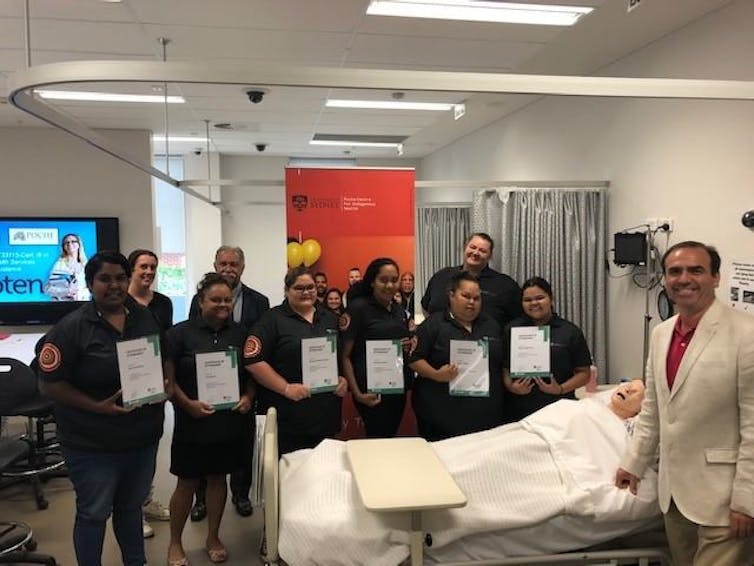 New TAFE program for Aboriginal health-care students sees a near perfect completion rate