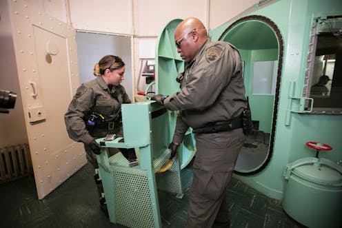 death penalty california state prison chamber quentin san guards apart department wednesday take march