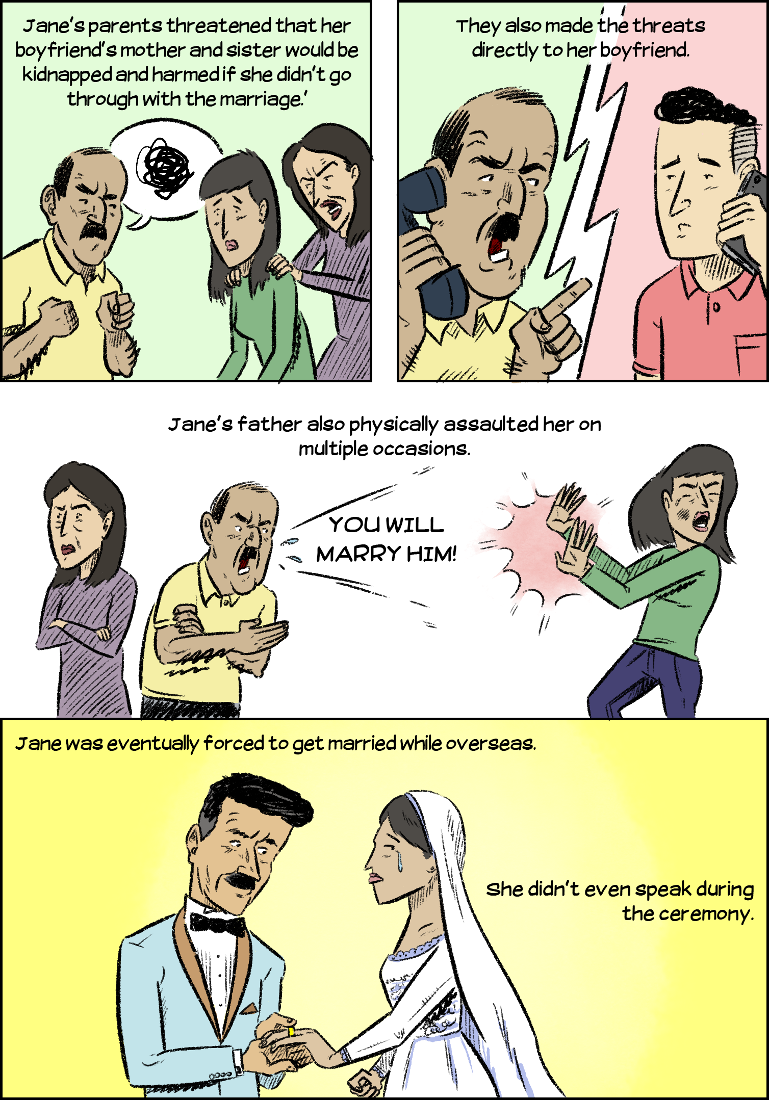 Human trafficking and slavery still happen in Australia. This comic