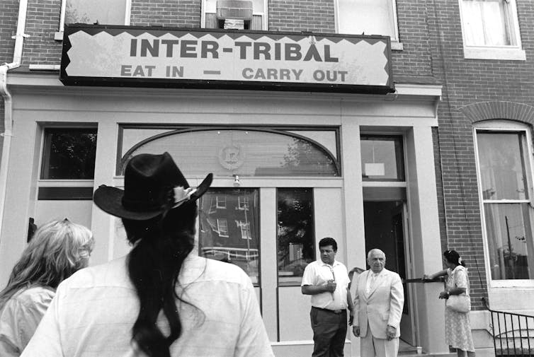 The Inter-Tribal Restaurant was owned and operated by the Baltimore American Indian Center in the unit block of South Broadway.Photo courtesy of the Baltimore American Indian Center, author provided.
