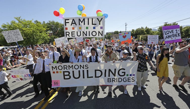 The Mormon Church still doesn't accept same-sex couples – even if it no longer bars their children