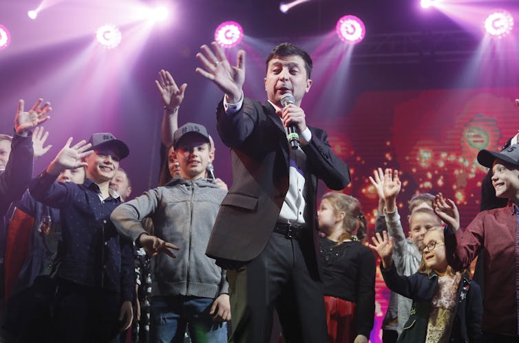 A comedian who played a president on TV might actually become Ukraine's president