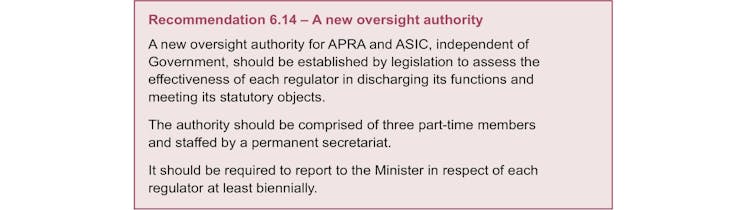 Constructively tough? Neither side has committed to fully adopting perhaps the most important recommendation of the banking royal commission