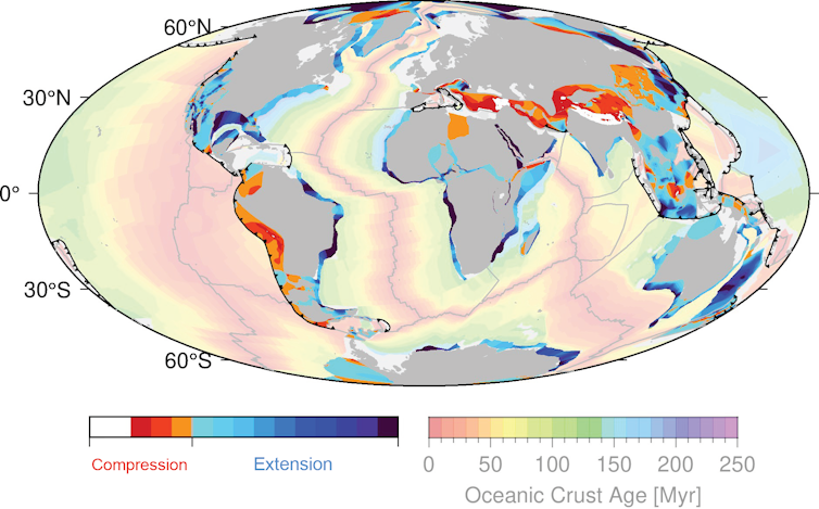 How Earth's continents became twisted and contorted over millions of years