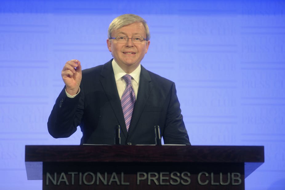 Rudd’s economic blueprint is a timely election pitch to business