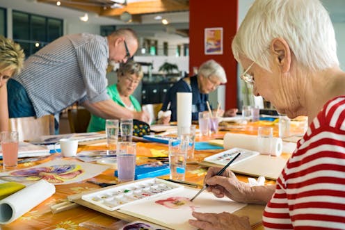 Creative arts therapies can help people with dementia socialise and express their grief