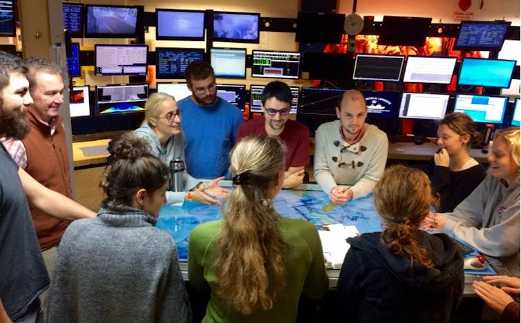 We probed Santorini's volcano with sound to learn what's going on beneath the surface