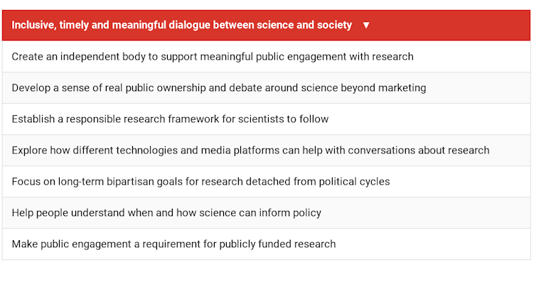 Scientists want to build trust in science and technology. The alternative is too risky to contemplate