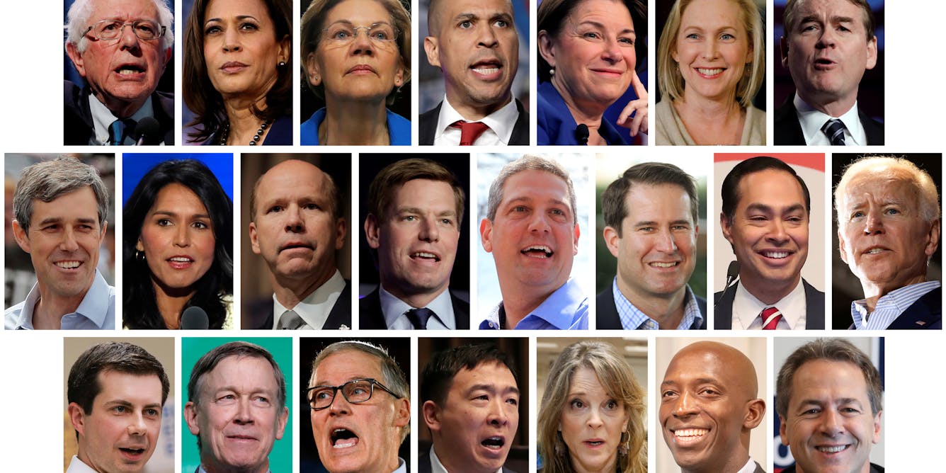 These are the Democratic presidential candidates people are searching