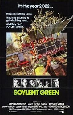 Cartel de la película ‘Soylent green’ (Richard Fleischer, 1973). Imagen: Wikipedia / Metro-Goldwyn-Mayer / John Solie