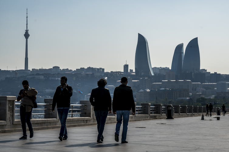 Soccer fans stay away as debate over Arsenal's Mkhitaryan clouds Europa League final in Azerbaijan