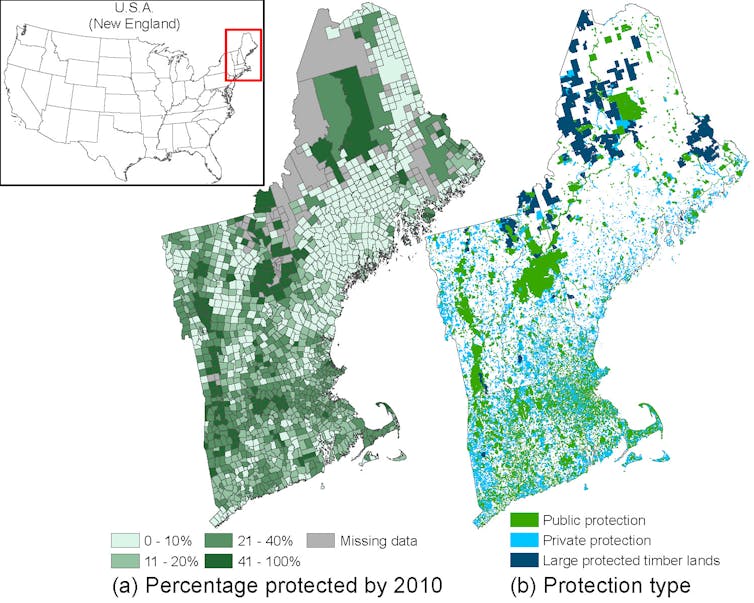 Can protecting land promote employment? In New England, the answer is yes