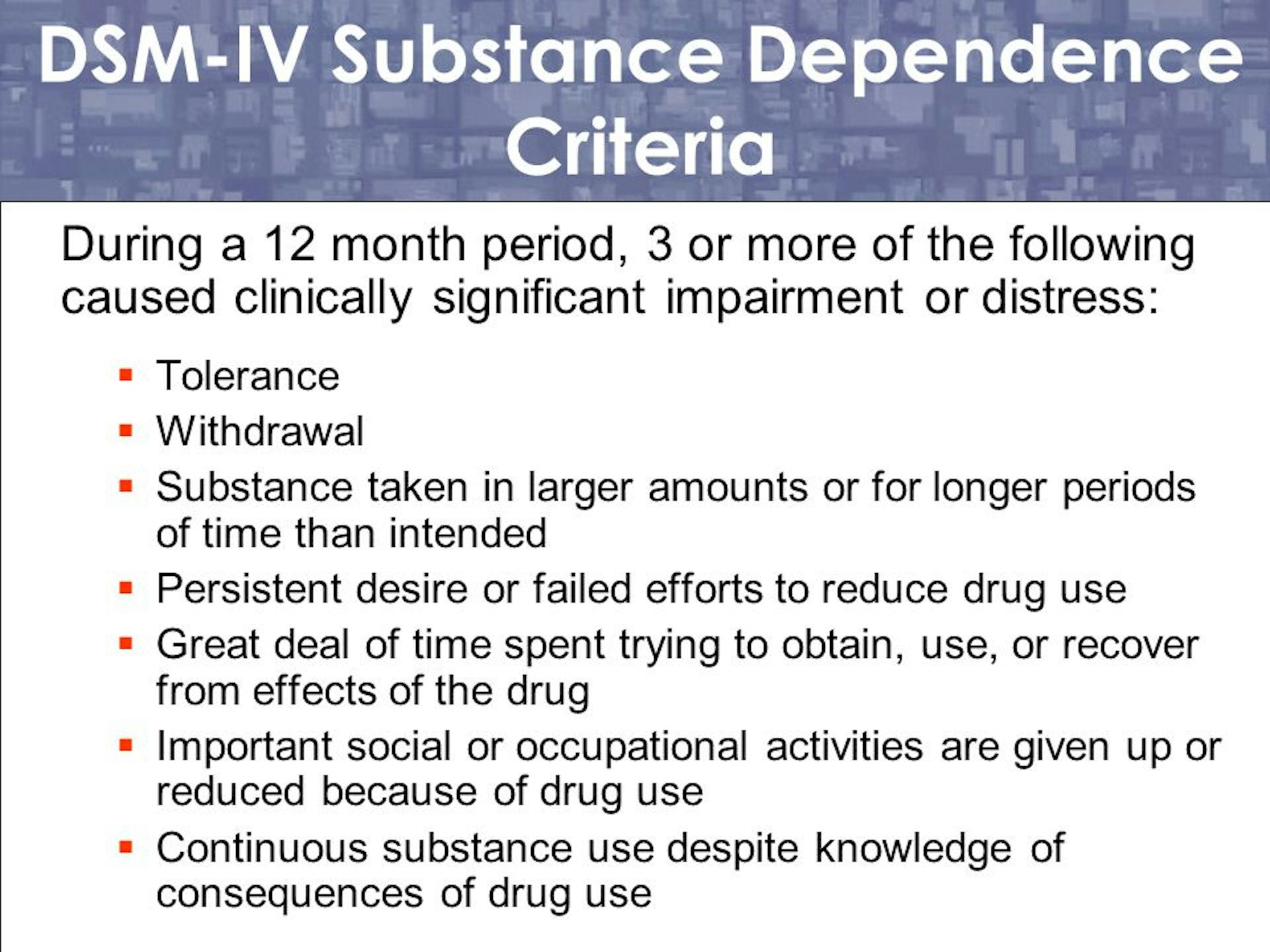 substance use disorder dsm 5