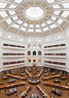Friday essay: the library – humanist ideal, social glue and now, tourism hotspot