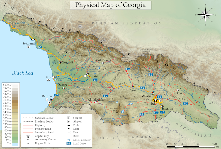 Georgia’s habitats range from alpine peaks to river floodplains and the Black Sea coast