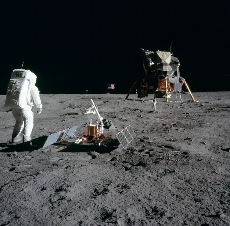 Moon-landing innovations that changed life on Earth: Astronaut Buzz Aldrin on the Moon during the Apollo 11 mission.