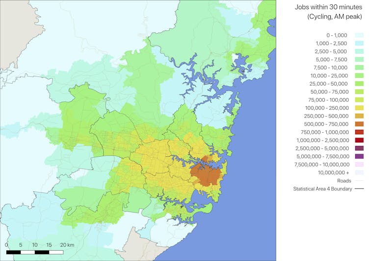 30 minute commute Sydney cycling