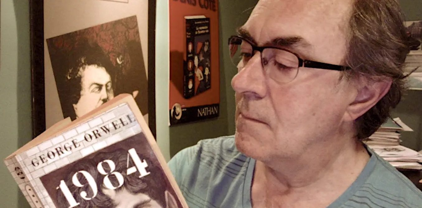 What Orwell’s ‘1984’ tells us about today’s world, 70 years after it was published 'a man reading a magazine'