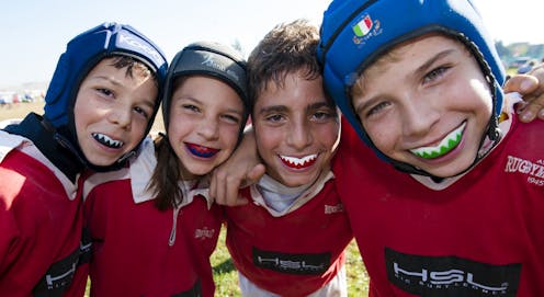 Children have fun playing sports and don't need to satisfy adults' ambitions