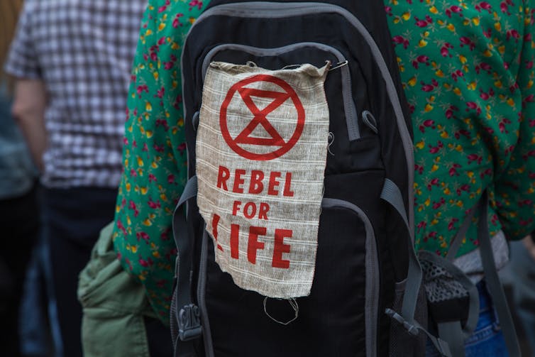 Extinction Rebellion protest in London