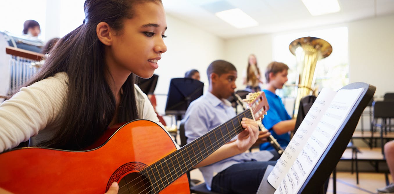 Music engagement and achievement predicts higher grades in math, science and english