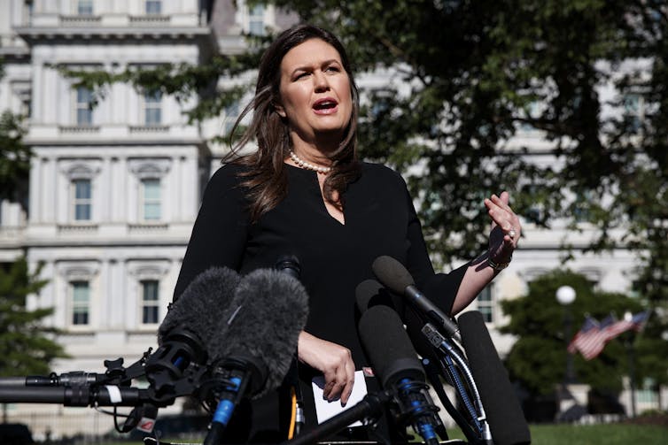 Here's a 1918 role model for Sarah Sanders' successor as White House press secretary