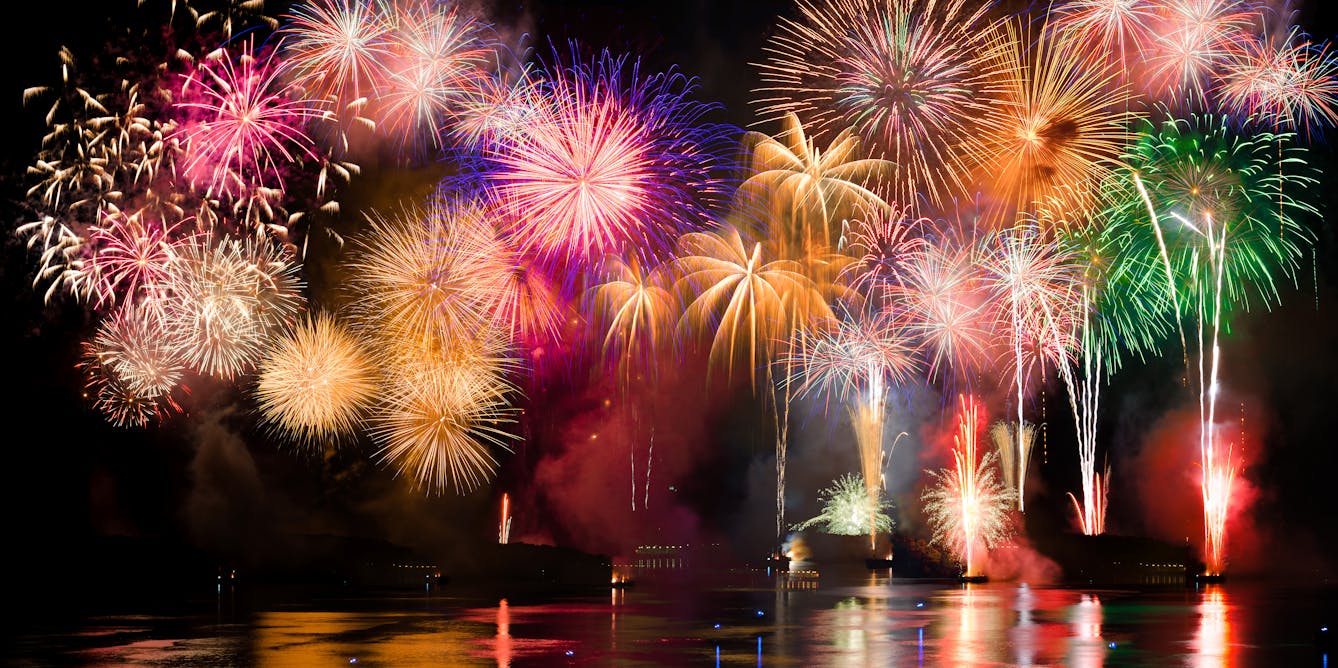 Red, white but rarely blue – the science of fireworks colors, explained