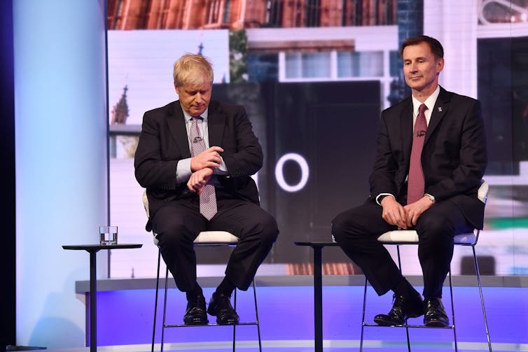 it's Jeremy Hunt (who?) vs Boris Johnson (yes, really), with the future of the UK at stake