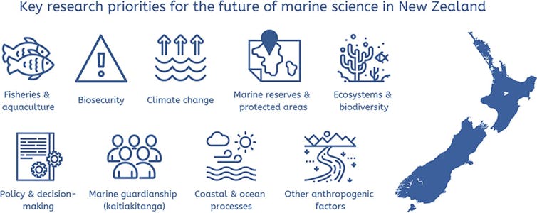 Study identifies nine research priorities to better understand NZ's vast marine area