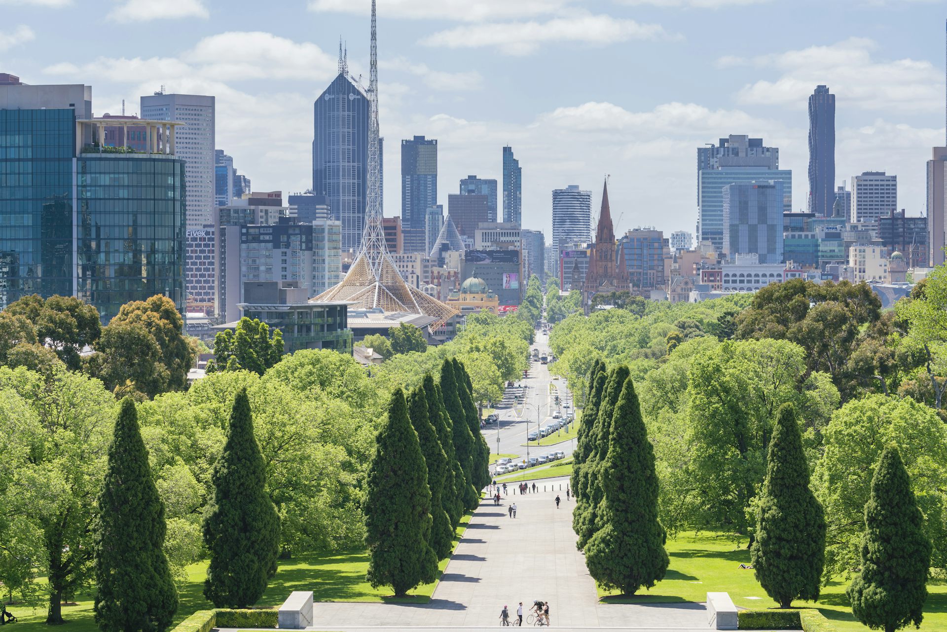 Мельбурн зеленый город