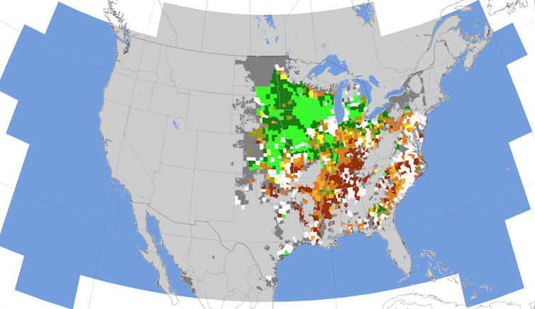 Climate change is affecting crop yields and reducing global food supplies