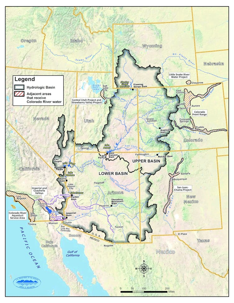 Colorado river drought plan map