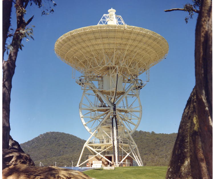 Not one but two Aussie dishes were used to get the TV signals back from the Apollo 11 moonwalk