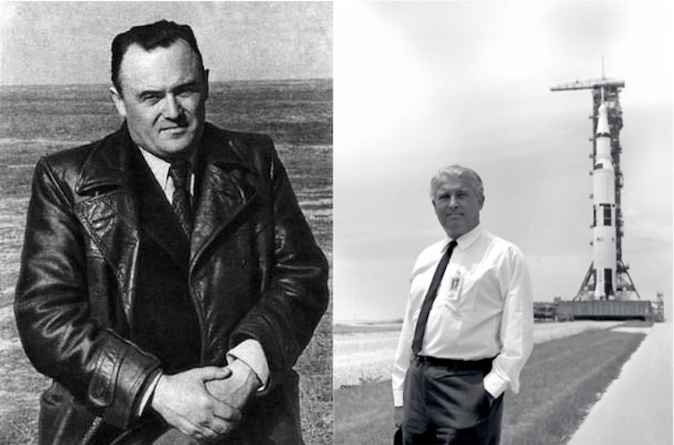 Koroliov vs. Von Braun. Author provided