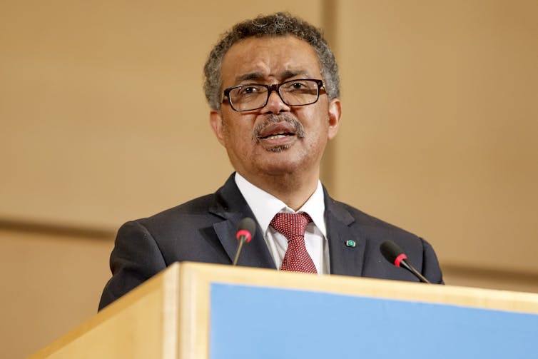 WHO chief, Tedros Adhanom Ghebreyesus