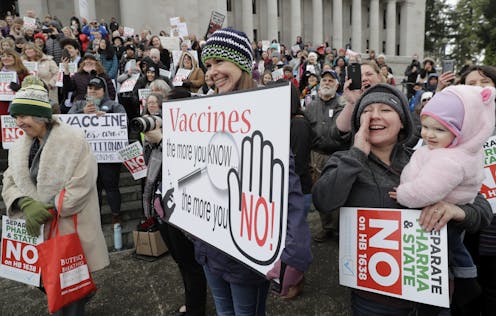Conspiracy theories and fear of needles contribute to vaccine ...