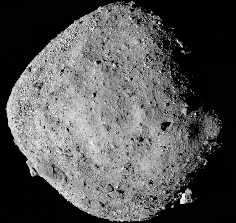 NEAR HIT? Near-Earth asteroids such as Bennu, and 2019 OK which passed close to Earth this week, pose a potential threat to our planet. NASA