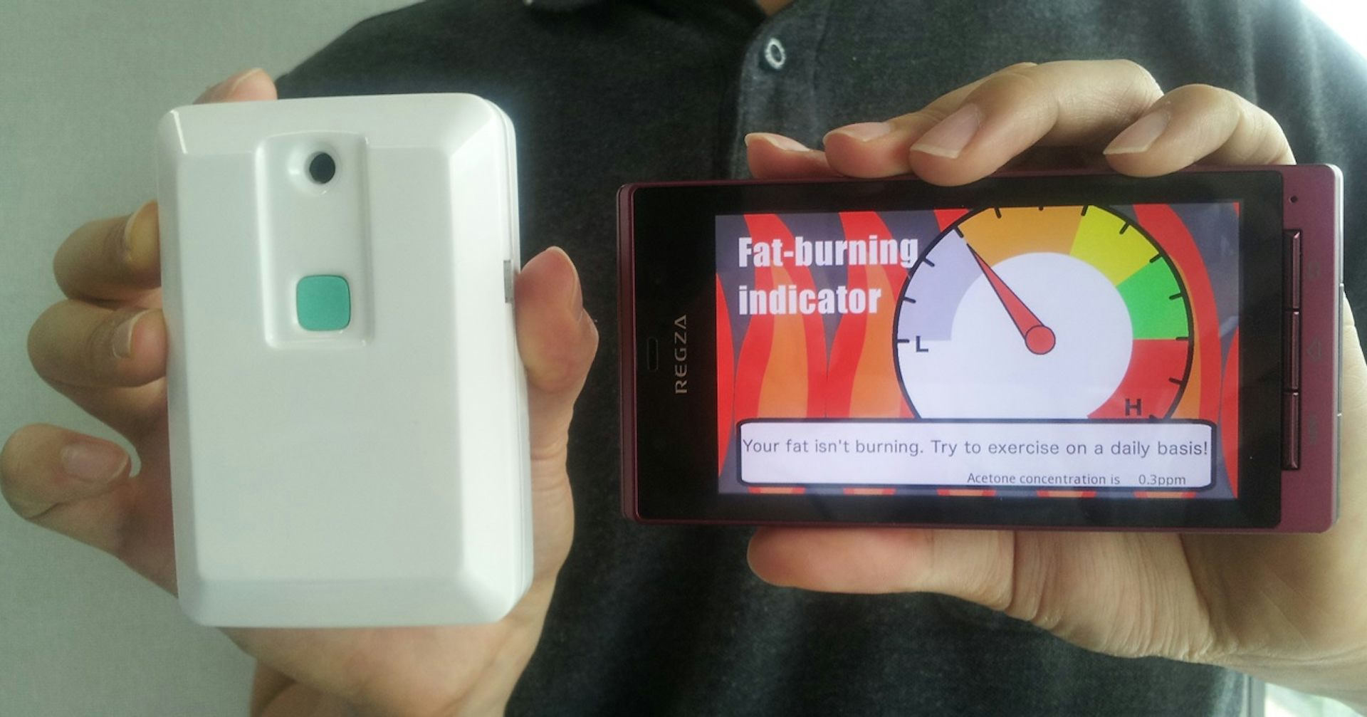 Fat breath Japan develops a weight loss breathalyser