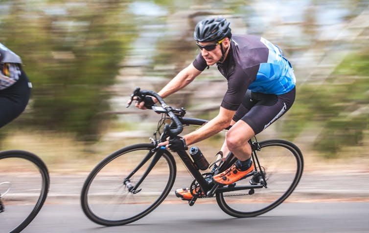 Male road cyclist