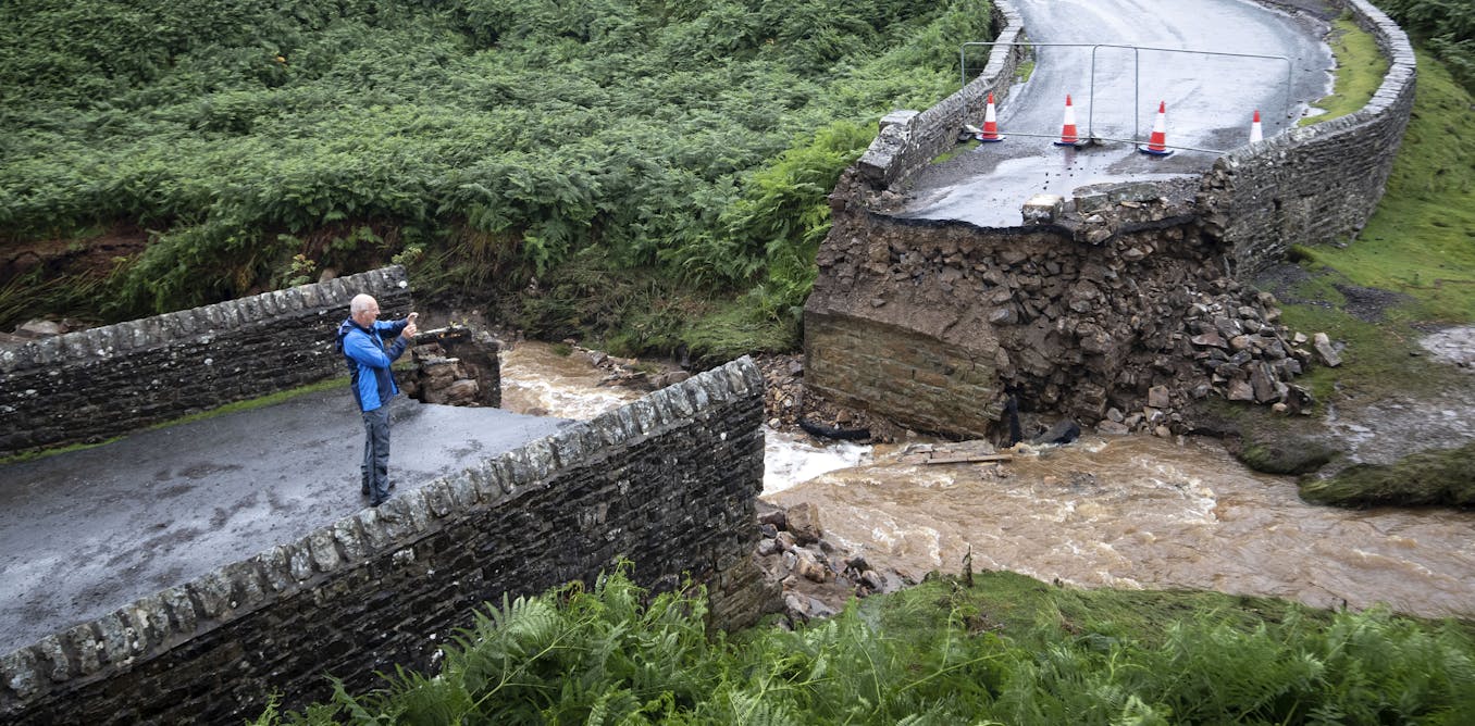 Climate-driven extreme weather is threatening old bridges with collapse