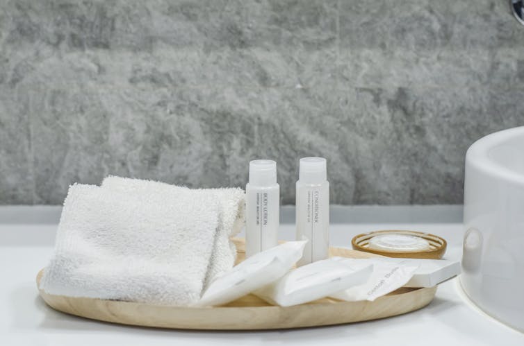 Removing mini-shampoos from hotel rooms won't save the environment